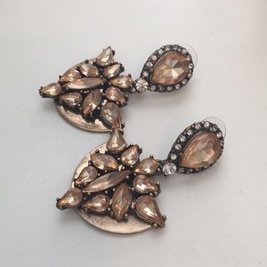 Vintage-style drop earrings